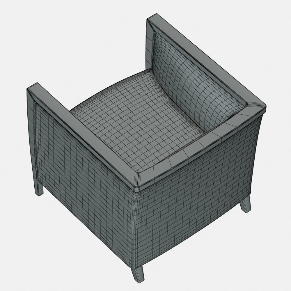 Armchair 008 3D model_7