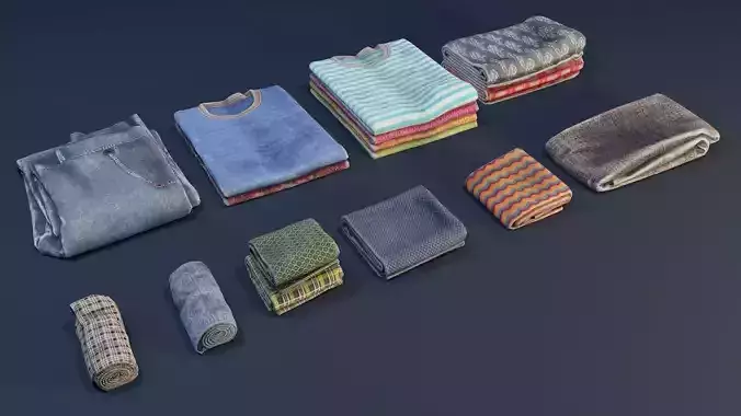 Suitcase Clothes fold