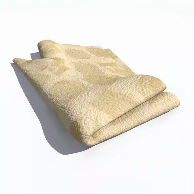 Towel folded 3D model_0