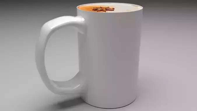 Chai Latte 3D model 3