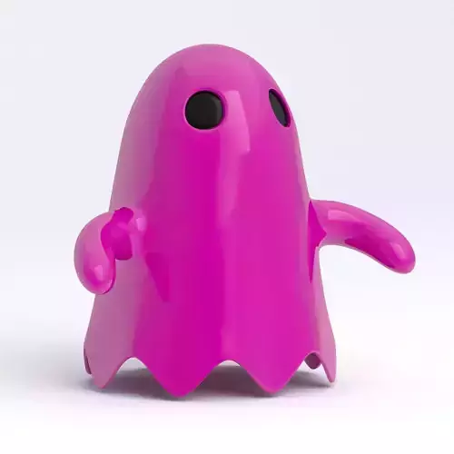 Little Cartoon Ghost Pink