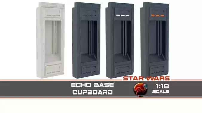 Echo Base Cupboard 1-18 scale Hasbro Kenner