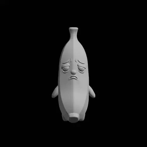 Sad Banana Character