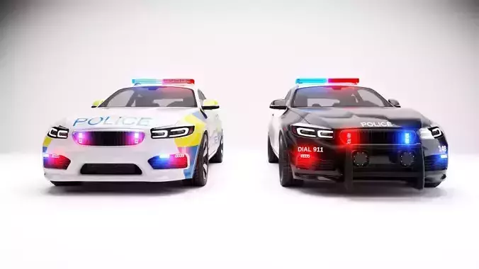 Generic Police Hatchback v4