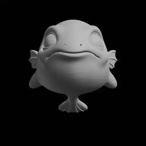 Chubby Fish Character