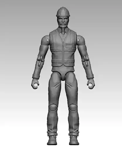 Construction Foreman 13cm Action Figure