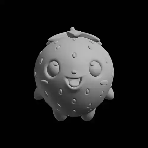 Cute Strawberry Character