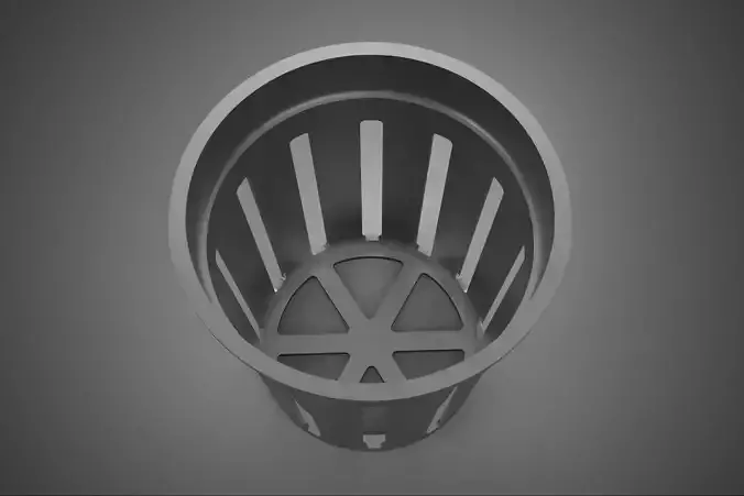 HYDROPONIC AEROPONIC NET POT CUP PLASTIC MESH PLANT BASKET CROP