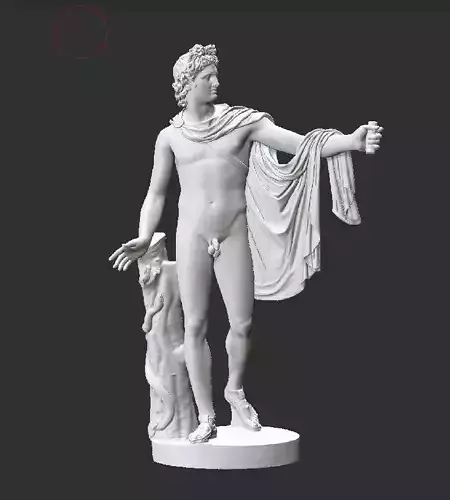Apollo sculpture 3D model
