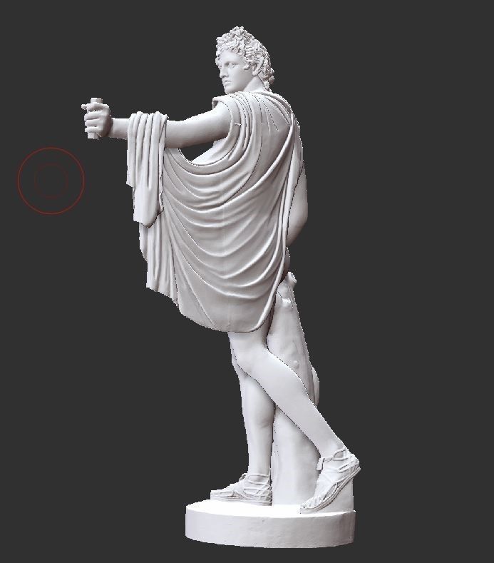 Apollo sculpture 3D model 3D print model_1