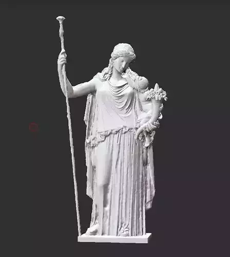 Eirene with ploutus 3D model