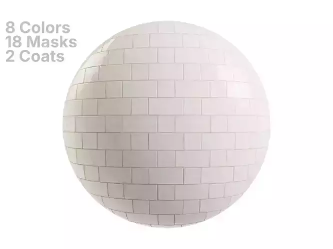 Subway and Square Tiles in Flemish Bond Layout