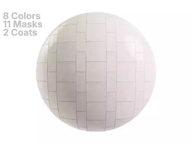 Subway and Square Tiles in Alternate Corridor Layout 