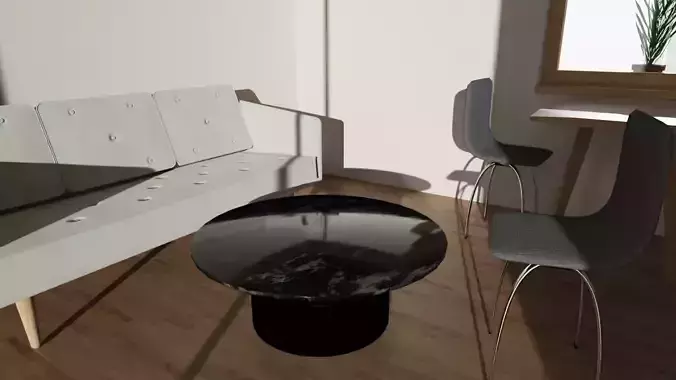 Modern Marble coffee table PBR