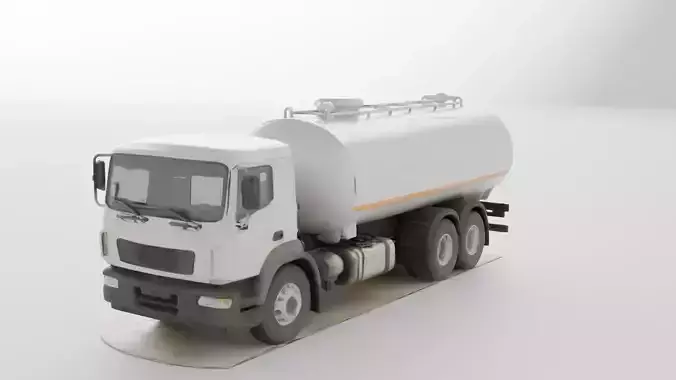 Tanker Truck Liquid and Gas Transportation Vehicle
