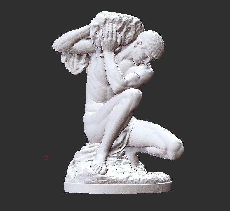 man fear stone 3d model 3D print model_1