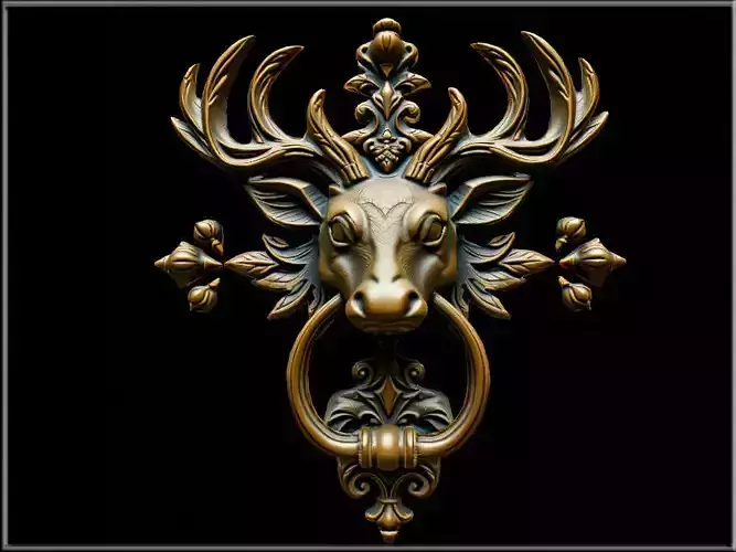 Deer door knocker