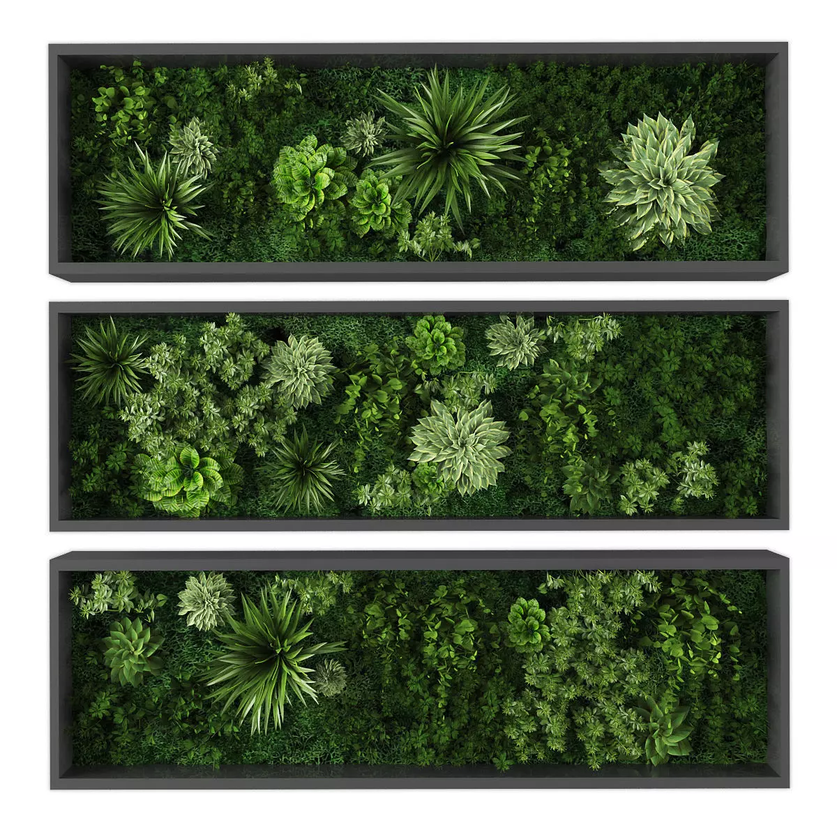 Vertical garden 274 Low-poly 3D model