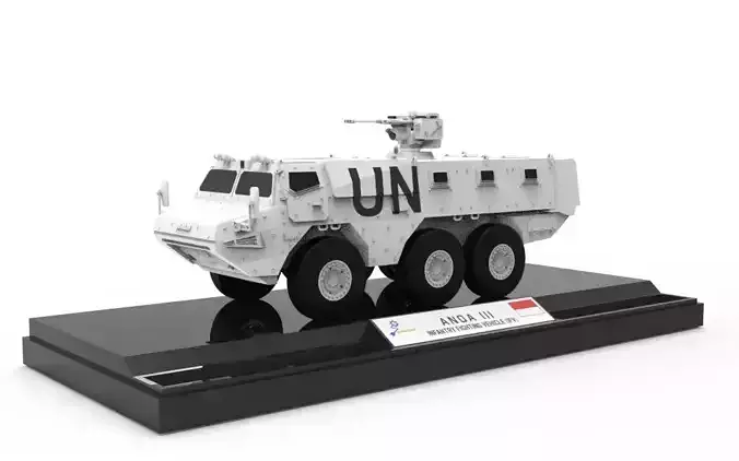 PINDAD ANOA3 3d model for 3dprinted miniature