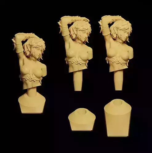 Zelda Bust By E S Monster