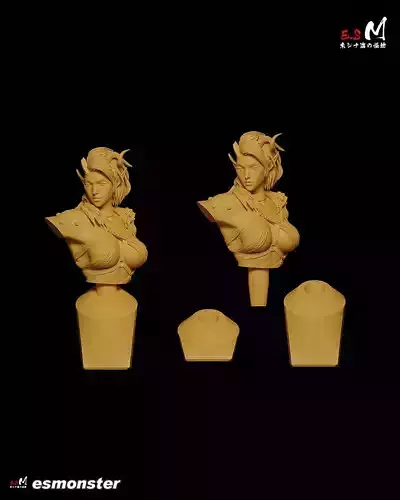 Karlach Bust  By  E S Monster