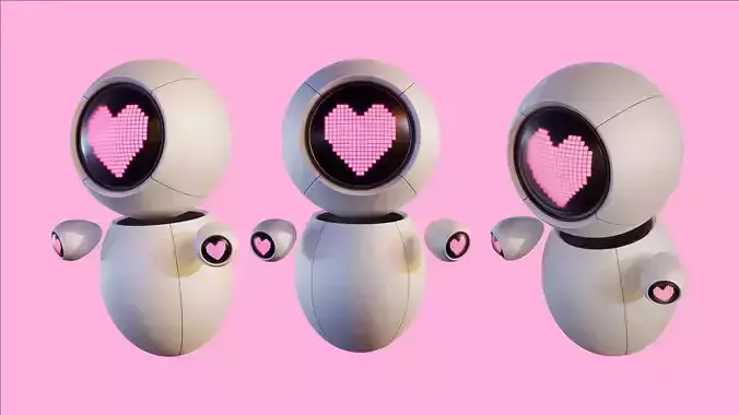 Valentine Sphere Robot Top View