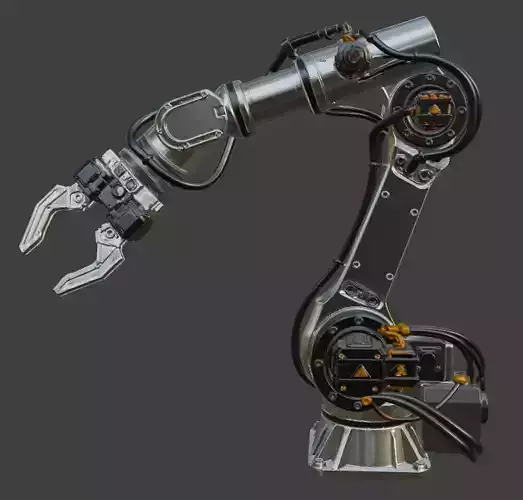 Industrial Robotic Arm 3D ModeL
