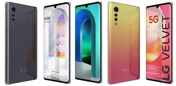 LG Velvet All Colors High Poly