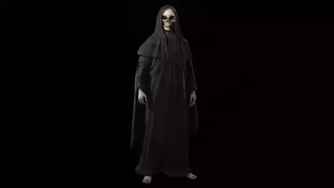 Necromancer Character Var 2 PBR Game Ready