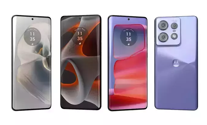 Motorola Edge 50 Pro All Colors High Poly