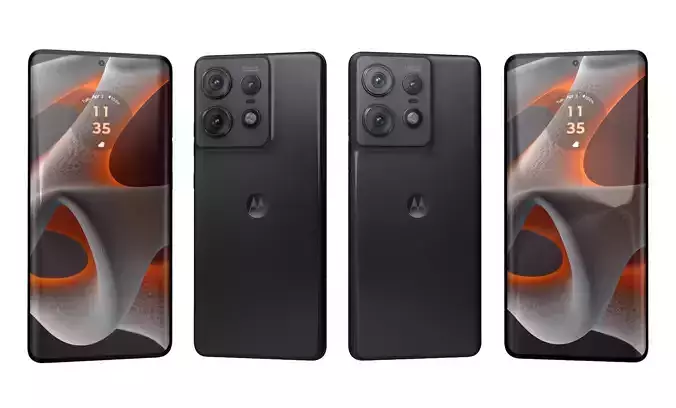 Motorola Edge 50 Pro Black High Poly