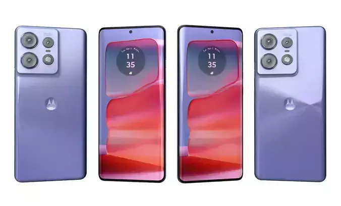 Motorola Edge 50 Pro Violet High Poly