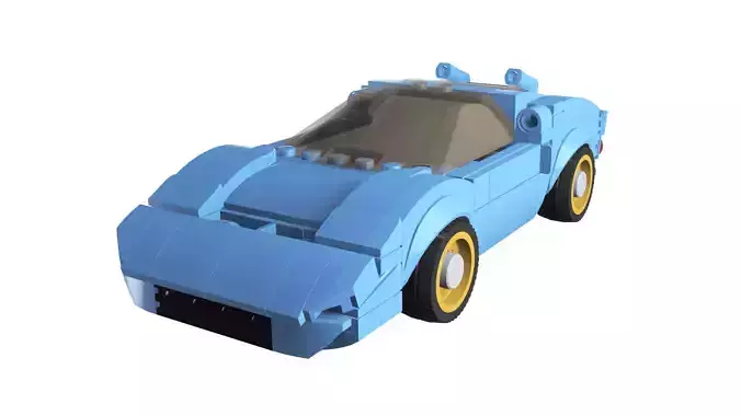 MocBricks3D - Supercar GT40 Mk