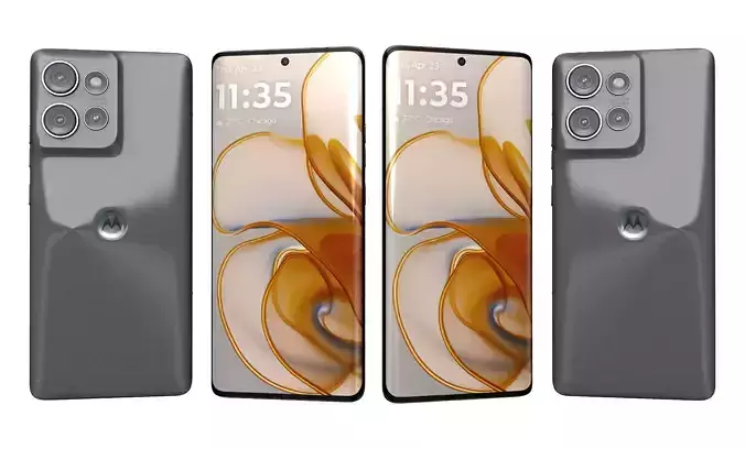 Motorola Edge 50 Koala Grey High Poly