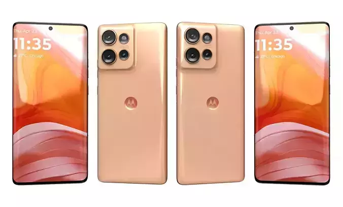 Motorola Edge 50 Peach Fuzza High Poly