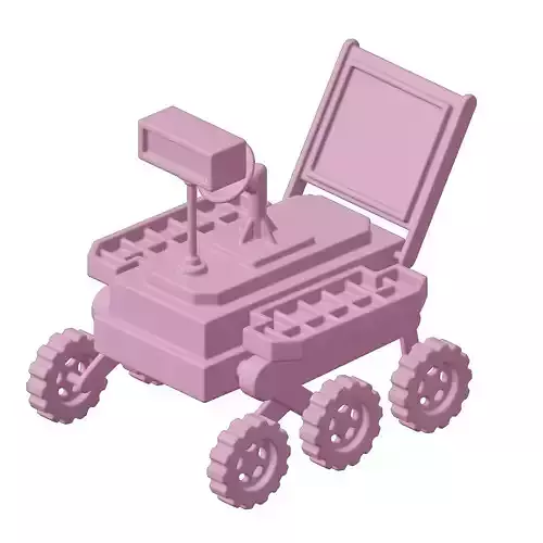 Plastic Space Rover Toy