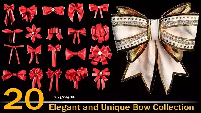 20 Elegant and Unique 3D Bow Collection