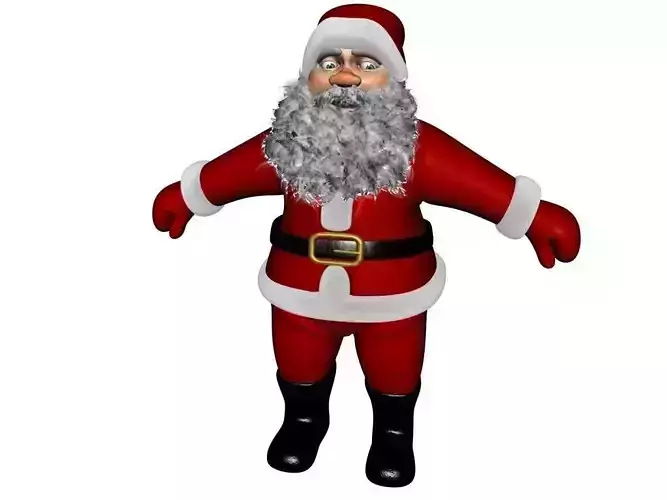 Santa 3D Model claus