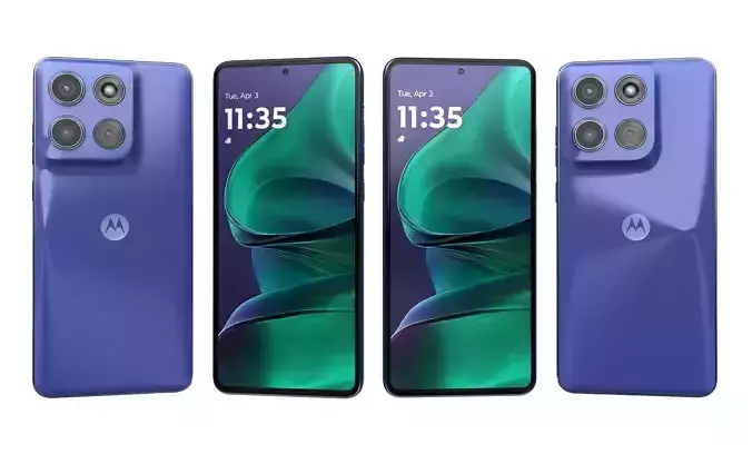 Motorola Edge 60 Stylus Blue High Poly