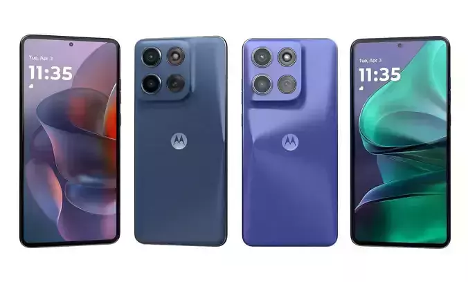 Motorola Edge 60 Stylus Blue And Gibraltar Sea High Poly