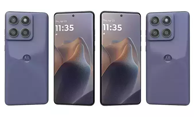 Motorola Edge 60s Misty Iris High Poly