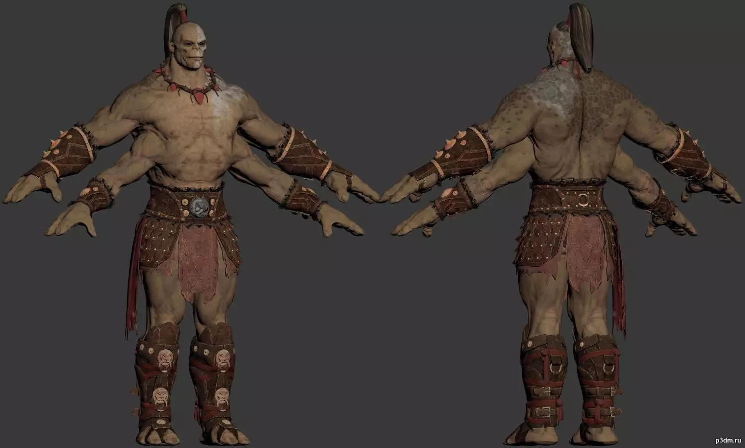 3d goro spartan character 3D model