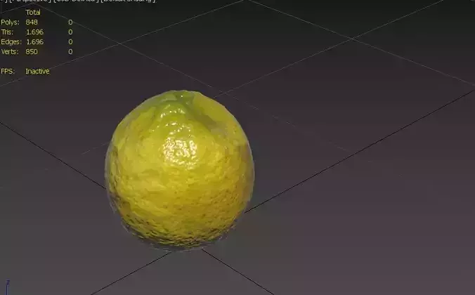 Lemon M09 Low-poly 3D model 3
