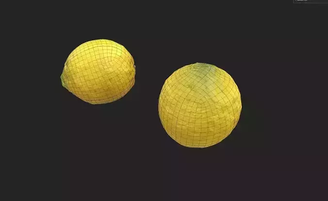 Lemon M09 Low-poly 3D model 7
