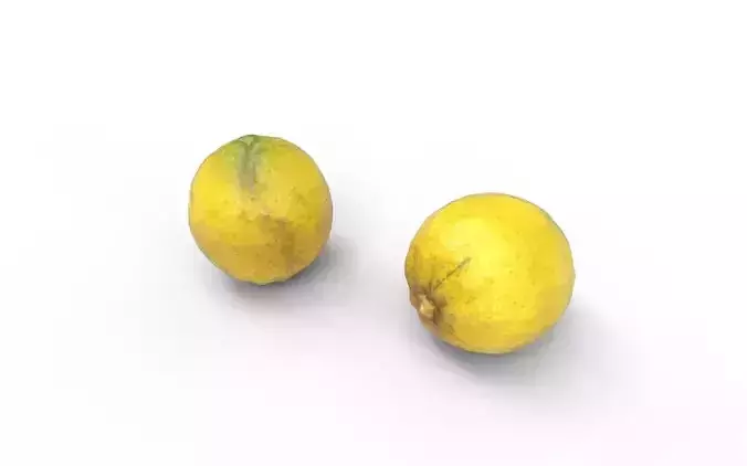 Lemon M09 Low-poly 3D model 4