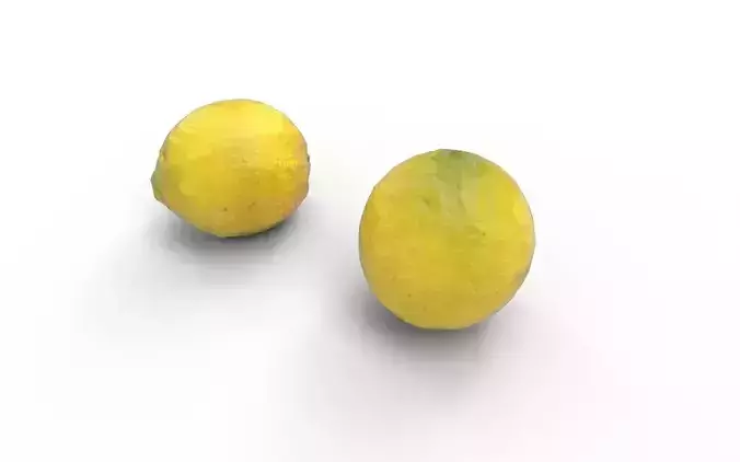 Lemon M09 Low-poly 3D model 6