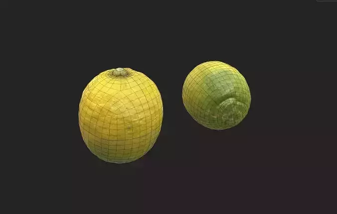 Lemon M15 Low-poly 3D model 2