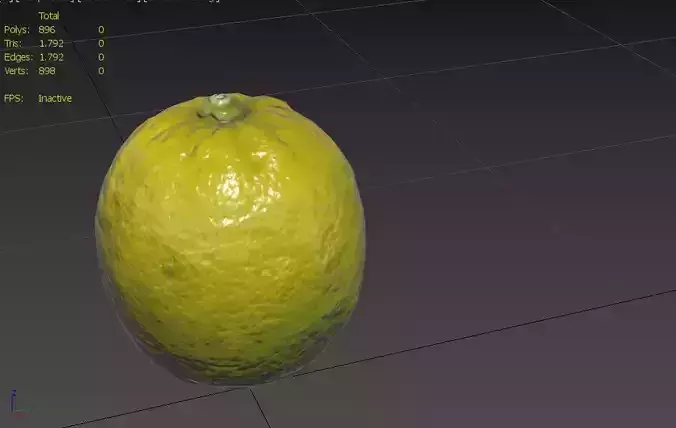 Lemon M15 Low-poly 3D model 3