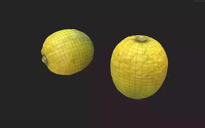 Lemon M15 Low-poly 3D model 7