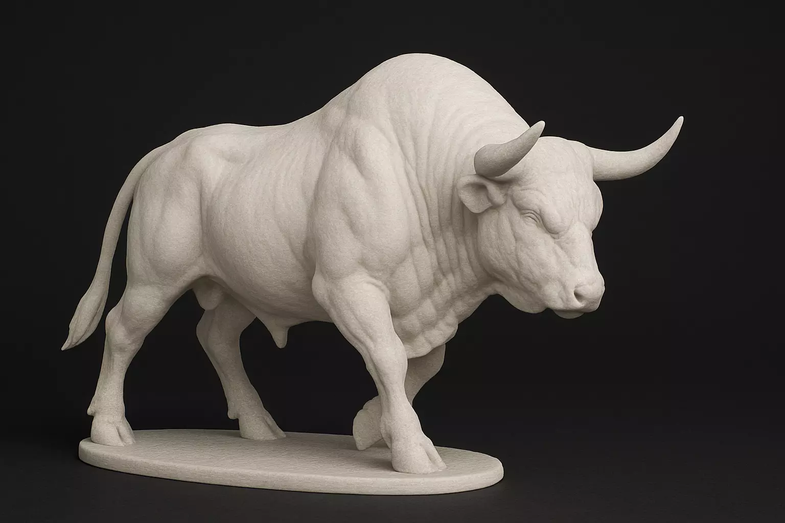 Bull Sculpture 3D print model
